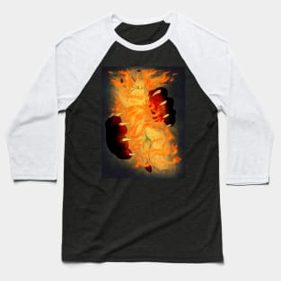 Between Flames and Claws Baseball T-Shirt